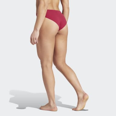 Hipster échancré Active Micro-Flex rouge Femmes Entraînement