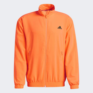 Men Sportswear Orange adidas Sportswear Woven 3-Stripes Track Top
