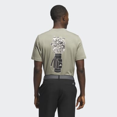 T-shirt de golf graphique Vert Hommes Golf