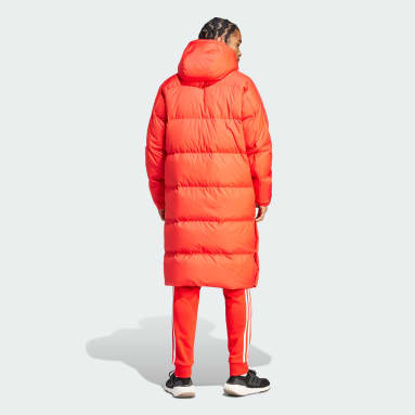 Parka de football longue adulte bleu foncé pour les clubs et