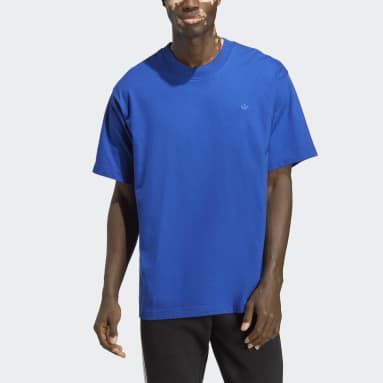 Polera Adicolor Contempo Azul Hombre Originals