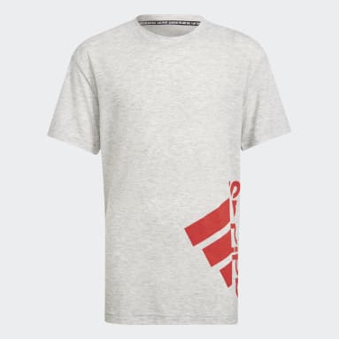 Playera Badge of Sport Summer Blanco Niño Sportswear