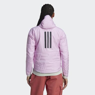 Dames TERREX paars Terrex MYSHELTER PrimaLoft Gewatteerd Capuchonjack