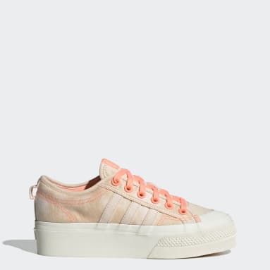 Zapatilla Nizza Platform Naranja Mujer Originals