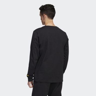 Men Originals Black Shmoofoil Painted Long Sleeve Tee
