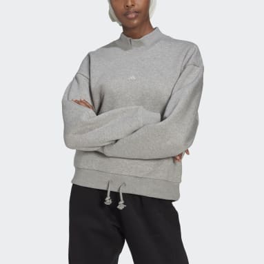 Women's Sportswear Grey ALL SZN Fleece Mock Neck Sweatshirt