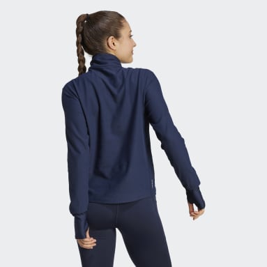 Bluza Own the Run Running 1/2 Zip Niebieski