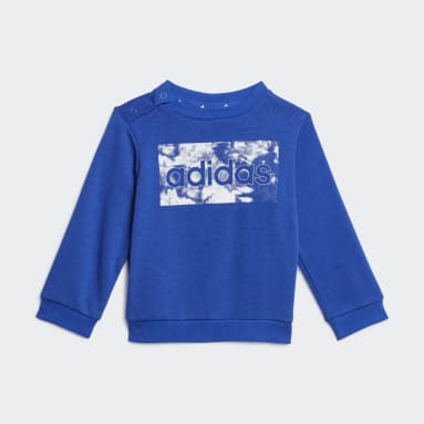 adidas Essentials Genser og bukse Blå