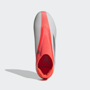 Botines X Speedflow.3 Sin Cordones Terreno Firme Blanco Niño Fútbol