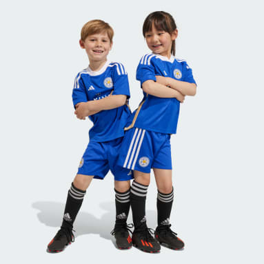Minikit Principal 23/24 do Leicester City Azul Criança Futebol