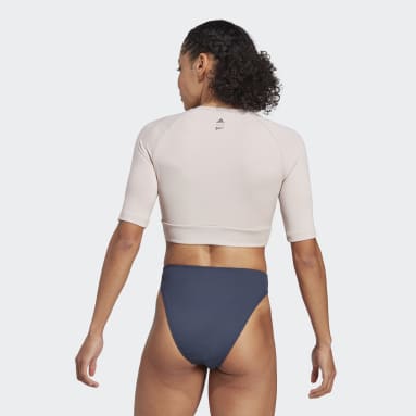 Women Sportswear Brown Parley Crop Top and Bottom