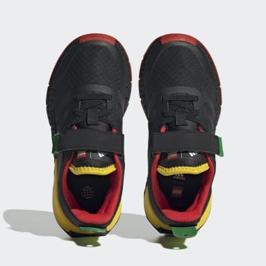 Chaussure à lacets élastiques et scratch adidas Sport DNA x LEGO® Lifestyle Noir Enfants Sportswear