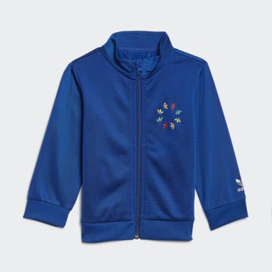 Conjunto de chaqueta y pantalón Adicolor Azul Niño Originals