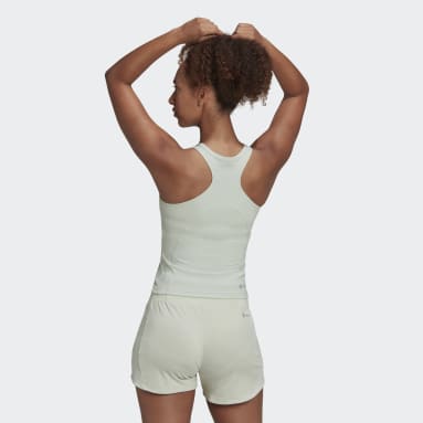 Débardeur ajusté HIIT 45 Seconds Vert Femmes Fitness Et Training