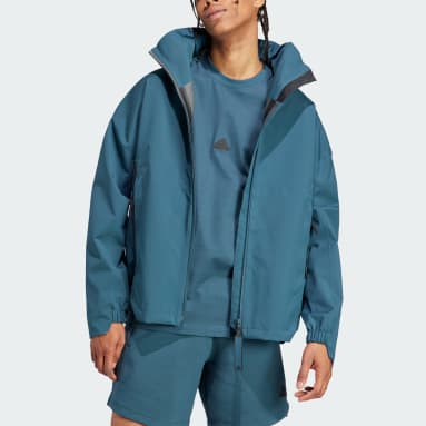 남성 Outdoor Turquoise 마이쉘터 레인레디 재킷
