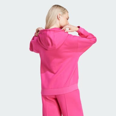 Casaco com Capuz Essentials Rosa Mulher Originals