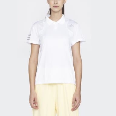 Women Tennis White CLUB POLO TEE