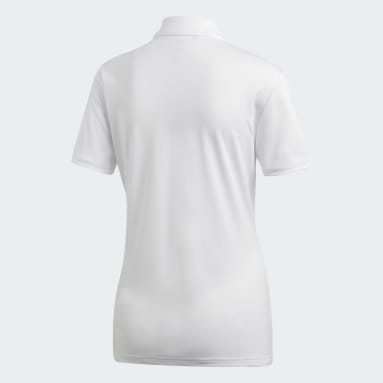 Women Golf White Tournament Polo Shirt