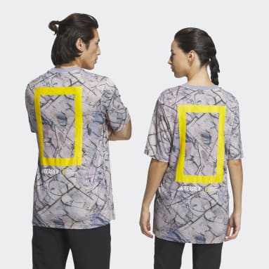 National Geographic Graphic Tencel Short Sleeve T-skjorte (unisex) Lilla