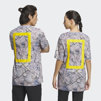 T-shirt à manches courtes graphique en Tencel National Geographic (Non genré) Violet TERREX