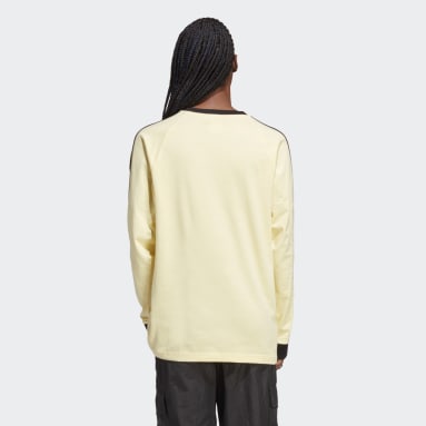 Adicolor Classics 3-Stripes Long Sleeve T-skjorte Gul