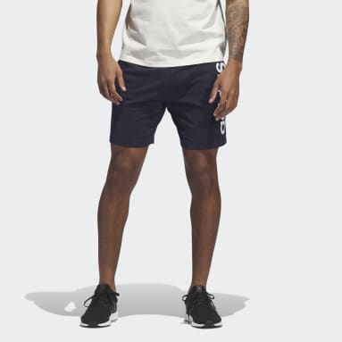 Short AEROREADY Essentials Single Jersey Linear Logo Blu Uomo Sportswear