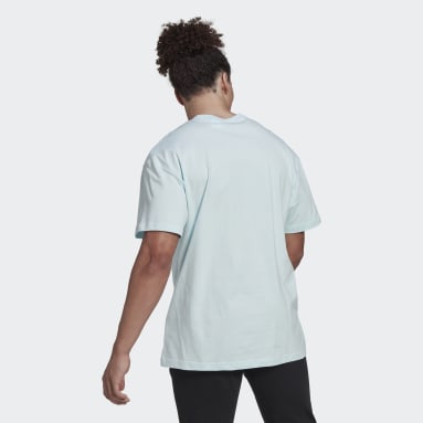 Camiseta Essentials FeelVivid Drop Shoulder Azul Hombre Sportswear