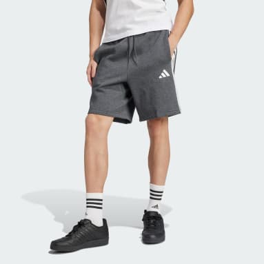 Essentials 3-Stripes Fleece Shorts