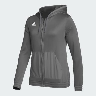 Grey adidas jacket womens 2025