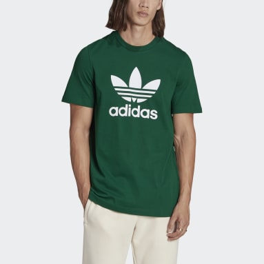 T-shirt Adicolor Classics Trefoil vert Hommes Originals