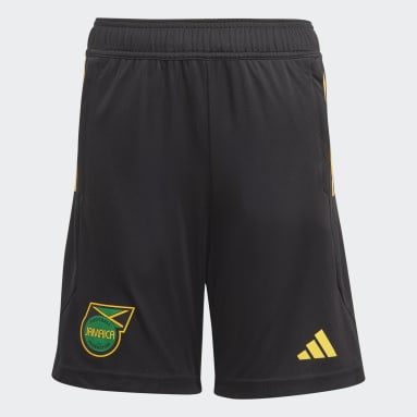 Kinder Fußball Jamaika Tiro 23 Trainingsshorts Schwarz