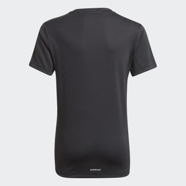 Boys Sportswear Black Designed 2 Move 3-Stripes Tee