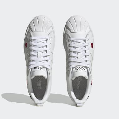 Women Sportswear White Streetcheck Cloudfoam Basketball Low Court Shoes