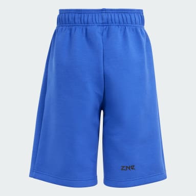 Kids Sportswear Blue Z.N.E. Doubleknit Shorts Kids