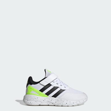 Children Sportswear White Nebzed Elastic Lace Top Strap Shoes