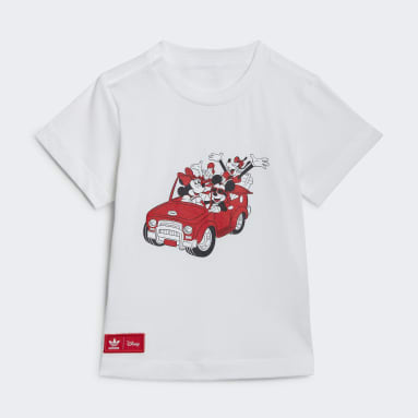 Kinder Originals Disneys Micky Maus und seine Freunde Shorts und T-Shirt Set Weiß