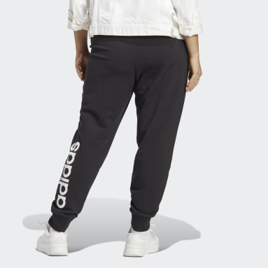 Frauen Sportswear Essentials Linear French Terry Cuffed Hose – Große Größen Schwarz