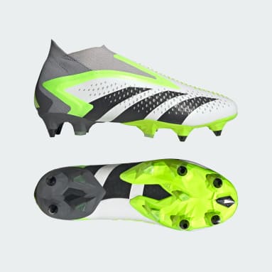 Botas de Futebol Predator Accuracy+ – Piso Mole Branco Futebol