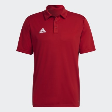Men Football Red Entrada 22 Polo Shirt