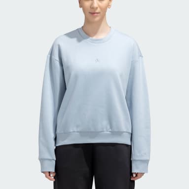 Adidas navy blue sweatshirt on sale