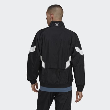 Muži Originals čierna Tepláková bunda adidas Rekive