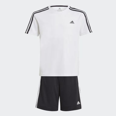 Boys sportswear White B 3S 티셔츠 세트