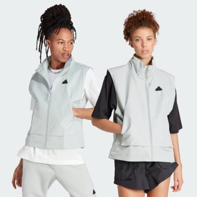 Colete Premium adidas Z.N.E. Cinzento Sportswear