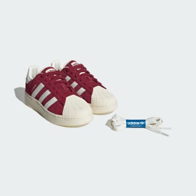 Women Lifestyle Burgundy 슈퍼스타 XLG