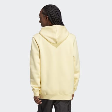 Camisola com Capuz Trefoil Essentials Amarelo Homem Originals