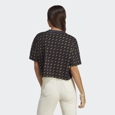 Playera ALL SZN x Logomania Gris Mujer Sportswear
