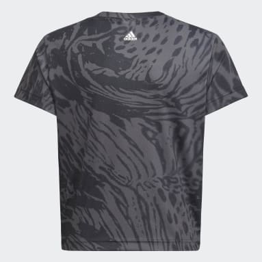 T-shirt AEROREADY Sport Icons Animal Print Grigio Ragazza Fitness & Training