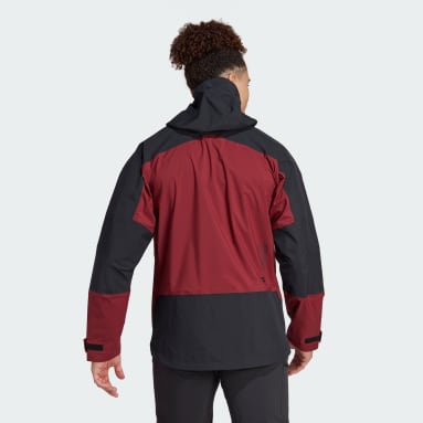 Veste de randonnée Terrex Xploric RAIN.RDY Bordeaux Hommes TERREX