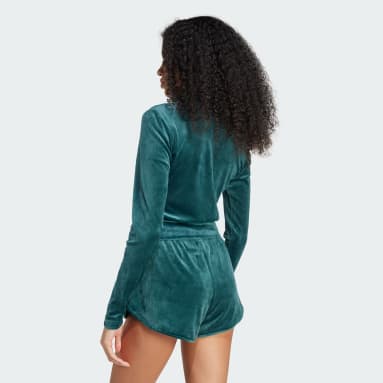 Essentials Velvet Fitted Track Top