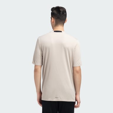 Mens beige deals adidas t shirt